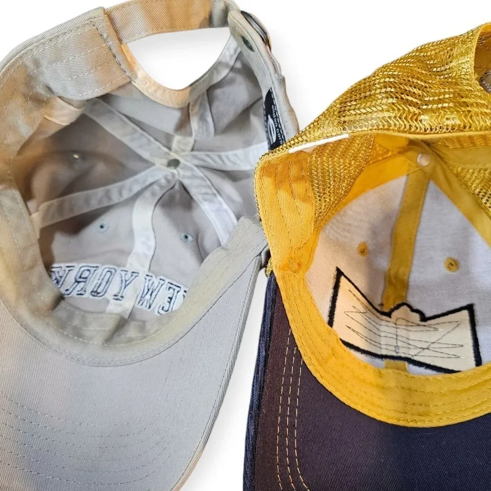 Vintage Baseball Cap Hat Lot – Ford, Budweiser, Michelin, NY, NASCAR (6 Total) - Picture 7 of 9